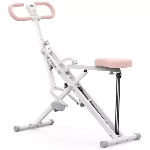 MERACH R07 2-in-1 Kniebeugen Rudergerät für Ganzkörpertraining zu Hause