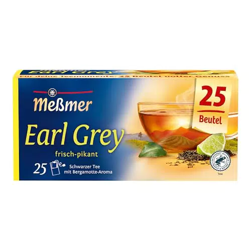 Meßmer Earl Grey Tee – Aromatischer Schwarztee mit feinem Bergamotte-Geschmack