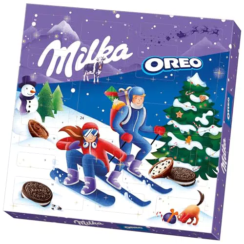 Milka & OREO Adventskalender – Schokoladen Weihnachtskalender mit Keksen