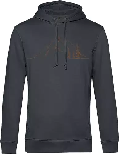 minifan Bio Berg Pullover – Outdoor Hoodie für Wanderer & Kletterer, Unisex