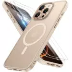 Miracase Magnetische Hülle für iPhone 16 Pro Max kompatibel mit MagSafe, stoßfest