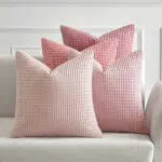 MIULEE Kissenbezug Dekokissen Kordsamt für Sofa und Wohnzimmer 40x40 cm