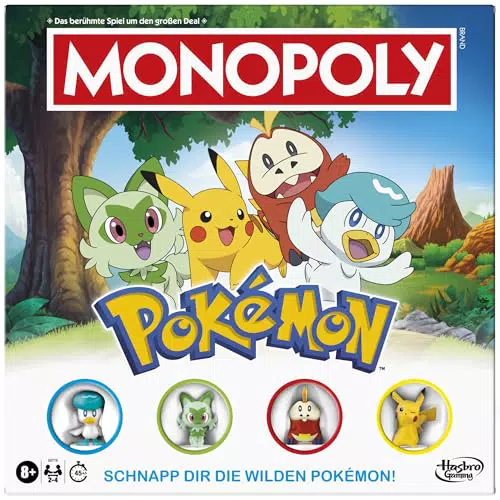 Monopoly Pokémon Edition – Deutsches Brettspiel für Fans