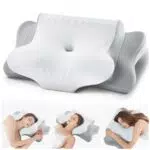 Ergonomisches Memory Foam Nackenkissen – Kopfstütze für Seitenschläfer & Rückenstütze