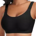 Nahtloser BH Damen Ohne Bügel Glatt Komfort Vollschalen Gepolstert Bustier Weicher BH Bequemer T-Shirt Soft BH Bra Bralette
