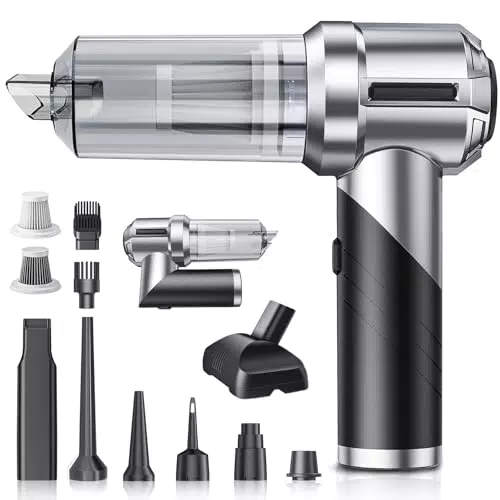 NVKHG Handstaubsauger Akku 3-in-1 Faltbar mit bürstenlosem Motor, kabellos