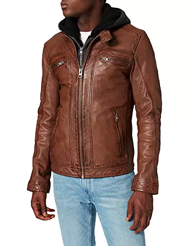 Oakwood Herren Drink Jacke Modell 0515 – Elegante Lederjacke für Männer