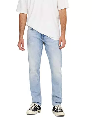ONLY & SONS Herren Jeans ONSWEFT 4873 Slim Fit Denim