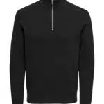ONLY & SONS Onsphil Herren Pullover aus Baumwolle mit Half-Zip