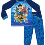 PAW Patrol Schlafanzug für Jungen – Offizieller Baumwollpyjama mit Marshall & Chase