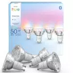 Philips Hue Essential GU10 Smart LED Strahler, dimmbar, kompatibel mit Alexa