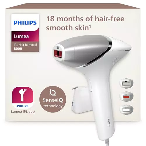 Philips Lumea IPL Haarentfernungsgerät 8000 Series Haarentfernungsgerät mit SenseIQ Technologie