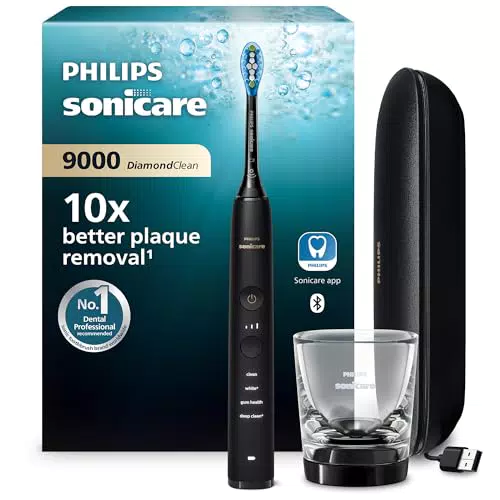 Philips Sonicare DiamondClean 9000 Schallzahnbürste mit App und 4 Putzmodi, HX9911/29