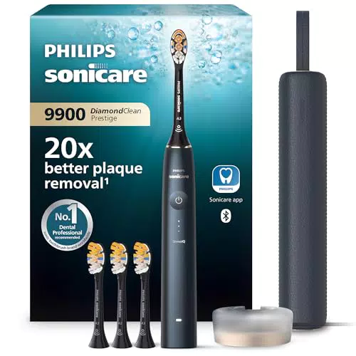 Philips Sonicare DiamondClean 9900 Prestige HX9992/44 - Elektrische Zahnbürste mit SenseIQ Technologie