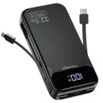 Powerbank 25800 mAh mit 22,5W Schnellladung, USB-C PD3.0 & QC4.0, LCD Display