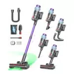 Powerffy Akku Staubsauger kabellos mit Aromatherapie, für Tierhaare & Teppiche