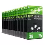 POWEROWL Hörgerätebatterien Typ 312 P312 PR41 für Hörgeräte und Hörverstärker