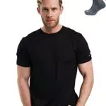 Premium Merino Herren Shirt Kurzarm – Thermo Unterwäsche aus 100% Merinowolle
