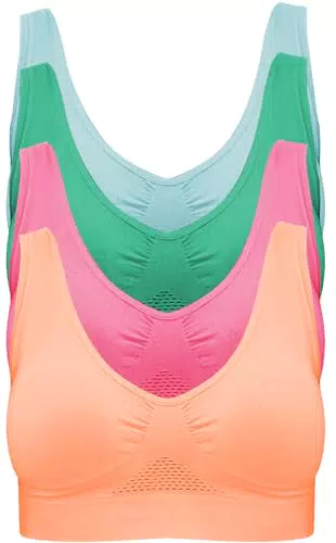 Pretty Seamless Nahtloser Sport BH ohne Bügel – Bequemer BH für Freizeit & Sport