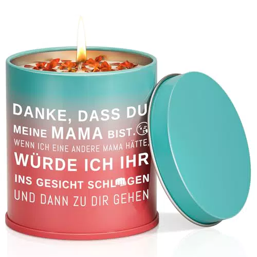 PRSTENLY Duftkerze Lavendel – Geschenk für Mama, Frauen zu Geburtstag & Anlässen