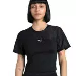 PUMA Lace Top Unisex - Kurzarm T-Shirt für Freizeit und Sport