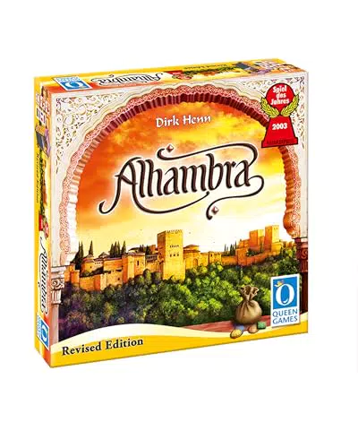 Queen Games Alhambra Revised Edition – Familienspiel für 2-6 Spieler ab 8 Jahren