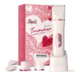 Elektrischer Damenrasierer 3-in-1 für Körper und Intimbereich mit LED-Anzeige