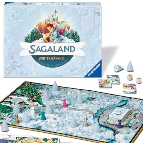 Ravensburger Sagaland Wintermärchen Brettspiel für Kinder und Erwachsene ab 6 Jahren