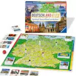 Ravensburger Deutschlandreise Familienspiel – Klassisches Brettspiel ab 8 Jahren