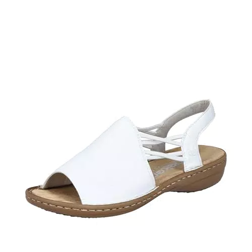 Rieker Damen Sandalette 608d1 – Bequeme Sommerschuhe für Damen