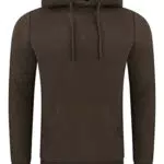 riverso Herren Kapuzenpullover RIVErik Hoodie Sweatshirt Pullover Logo Kapuze Kängurutaschen Regular Einfarbig Baumwolle Beige 4XL