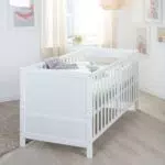 roba Babybett EASY SLEEP – Mitwachsendes Gitterbett, höhenverstellbar, Umbauecken