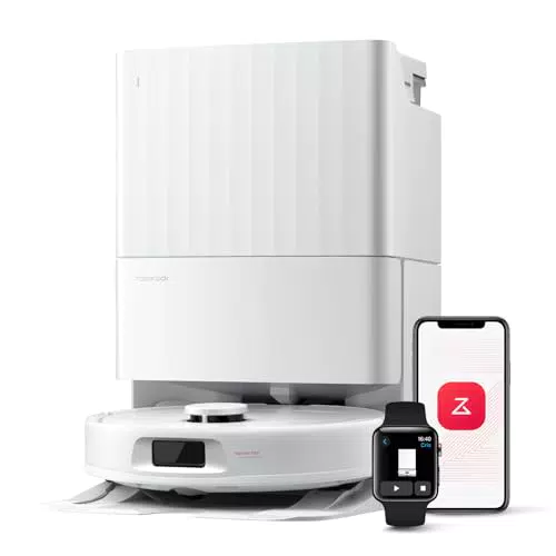 Roborock Qrevo Saugroboter mit Wischfunktion, 8000Pa, All-in-One Dock, QV 35A