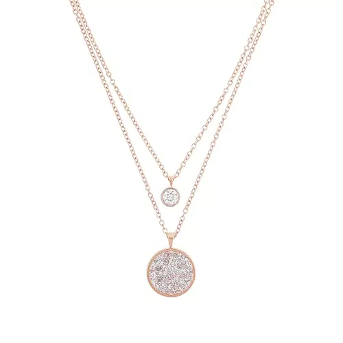 s.Oliver Kette mit Anhänger Edelstahl Damen Halsschmuck
