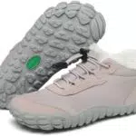 SAGUARO Kinder Winter Barfußschuhe Warm Gefüttert Rutschfest für Wandern