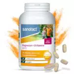sanotact Magnesium 500 plus B Vitamine – Hochdosiertes, veganes Nahrungsergänzungsmittel