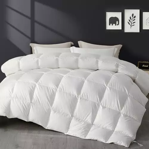 SAPHREAS Daunendecke Ganzjahres für Allergiker, Oeko-Tex, RDS zertifiziert