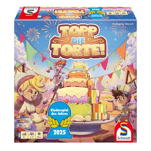 Schmidt Spiele Topp die Torte – Kinderspiel des Jahres 2025