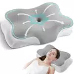 Silkena Nackenkissen Memory Foam – Ergonomisches Kissen mit Nackenstütze