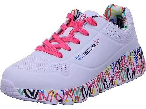 Skechers Uno Lite Lovely Luv Sneaker für Mädchen – Bequeme Kinderschuhe