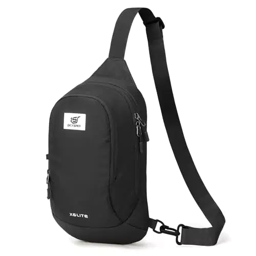 SKYSPER Umhängetasche Herren – RFID Brusttasche mit Anti-Diebstahl Schutz