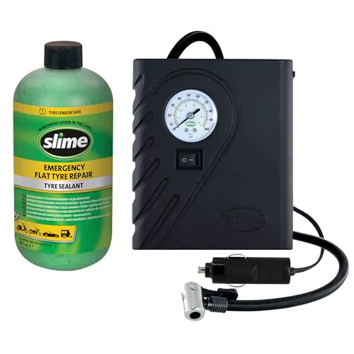 Slime Smart Repair Kompressor Set 50050 für schnelle Reifenreparatur