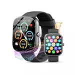 Smartwatch mit Telefonfunktion, Fitnessuhr Damen & Herren, IP68, 100+ Sportmodi