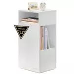 SONGMICS HOME Nachttisch LET911WE01 mit werkzeugloser Montage und Schublade