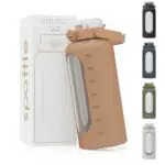 spottle Glasflasche mit Strohhalm – auslaufsichere, BPA-freie Trinkflasche