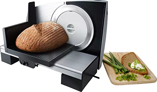 Steba AS 200 Allesschneider mit Solinger Edelstahlmesser und Sicherheitsfunktion