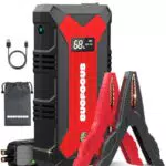 SUCFOCUS Starthilfe Powerbank 4000A für Auto, 12V, Booster mit LED & USB 3.0