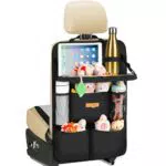 SURDOCA Auto Organizer mit Klapptisch und Tabletfach – Rücksitz Organizer für Kinder
