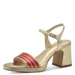 Tamaris Damen Sandalen mit Absatz Vegan Blockabsatz Elegant