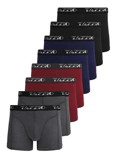 Tazzio Herren Boxershorts BS1000 – Bequeme Baumwoll Retroshorts mit Komfortbund